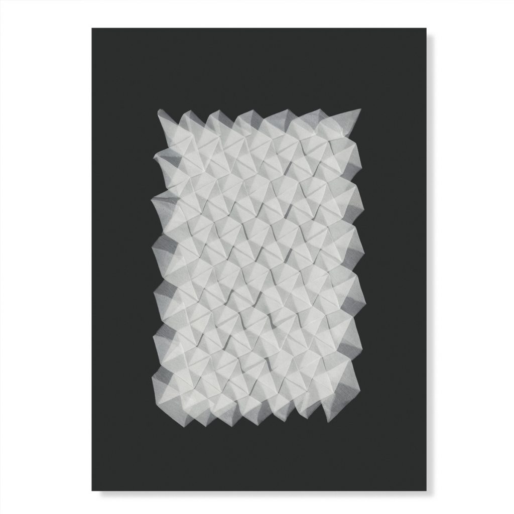 Laboratoire Textile - pièce murale plissée