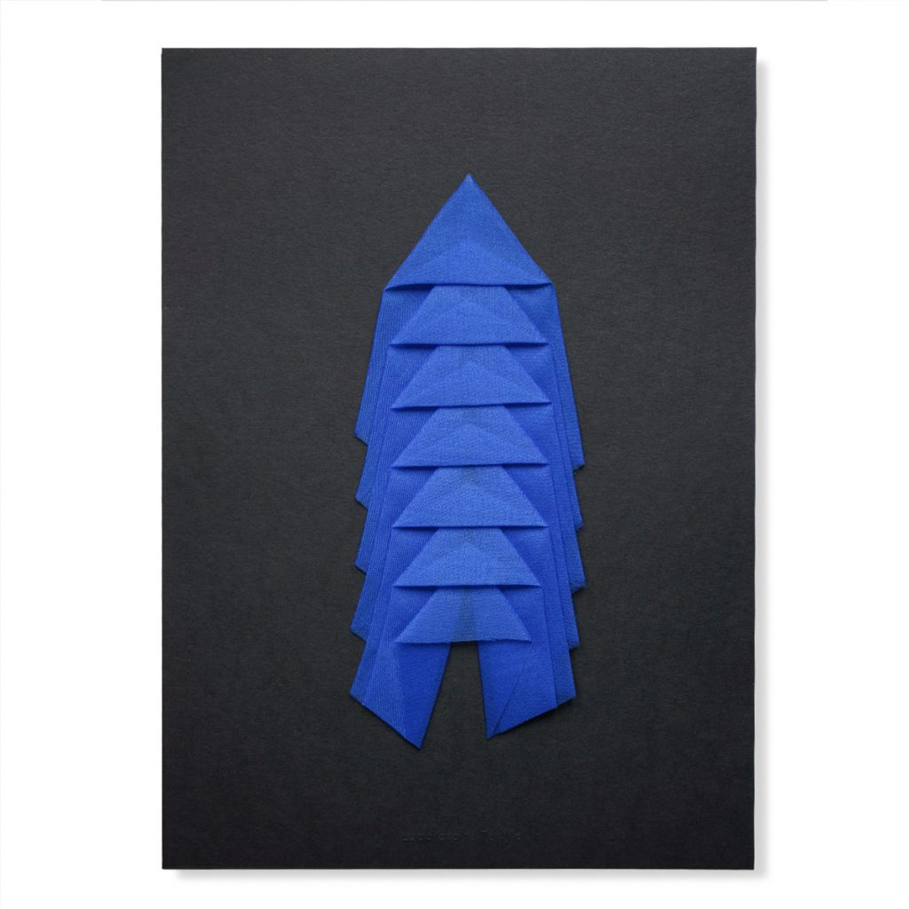 Triangles bleu